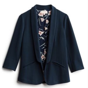 Skies are blue Hannah scuba blazer nwt